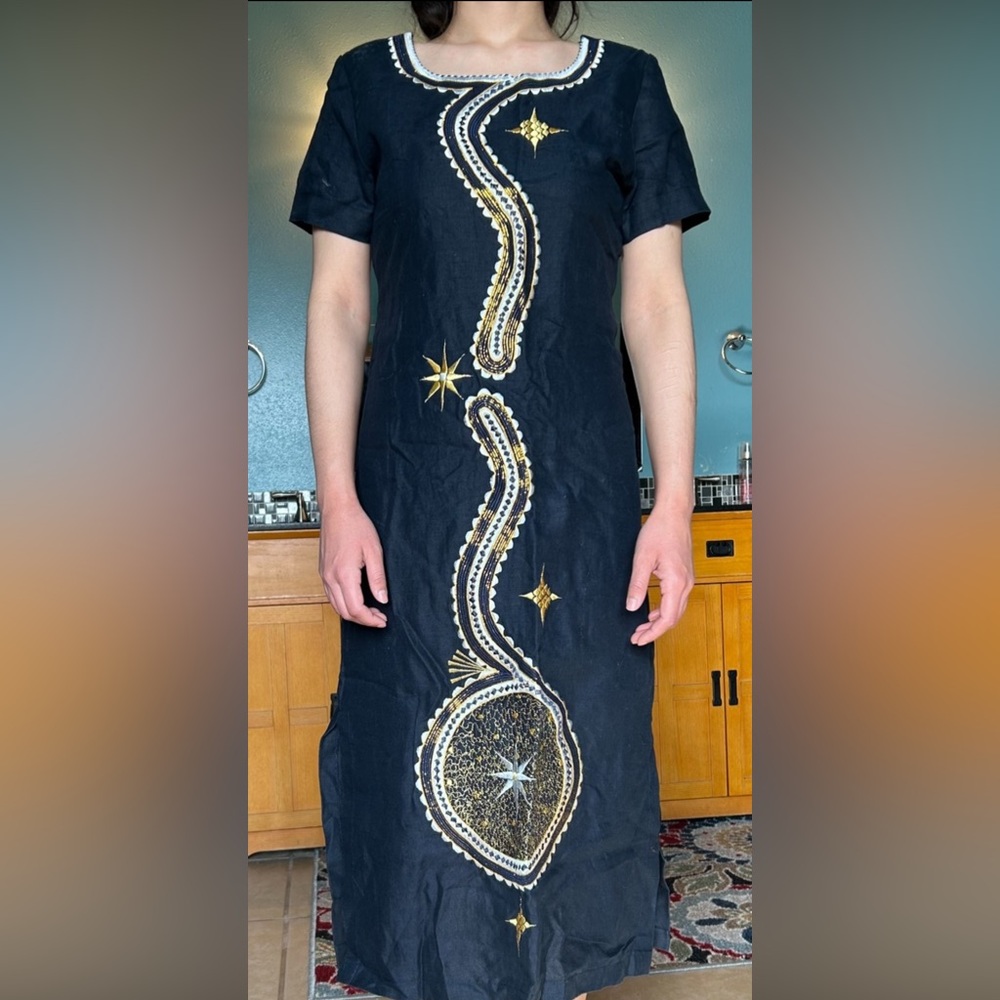 Navy blue dress